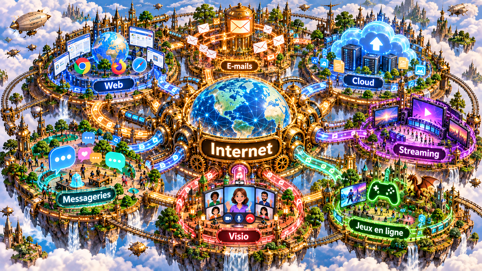 Illustration d'Internet.